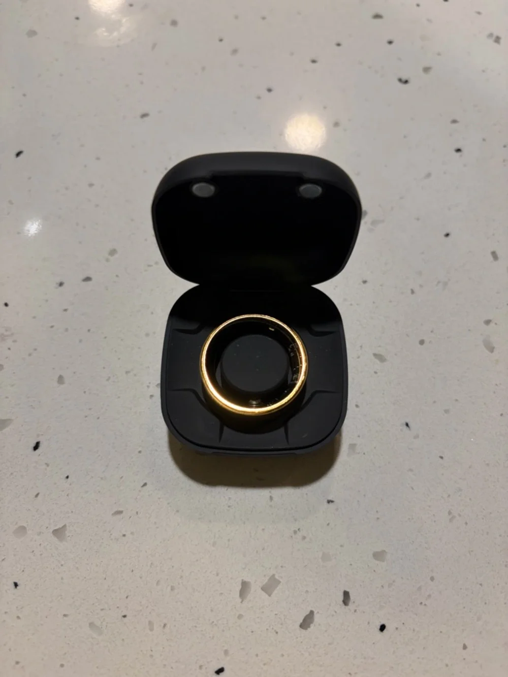 Colmi Smart Ring Polished Gold Dome Band Ring